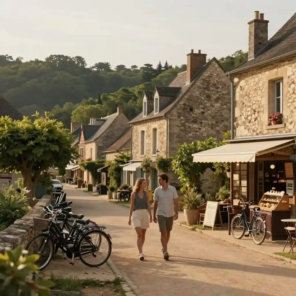 Promenade dans les rues pittoresques de Chevreuse lors d’une journée découverte