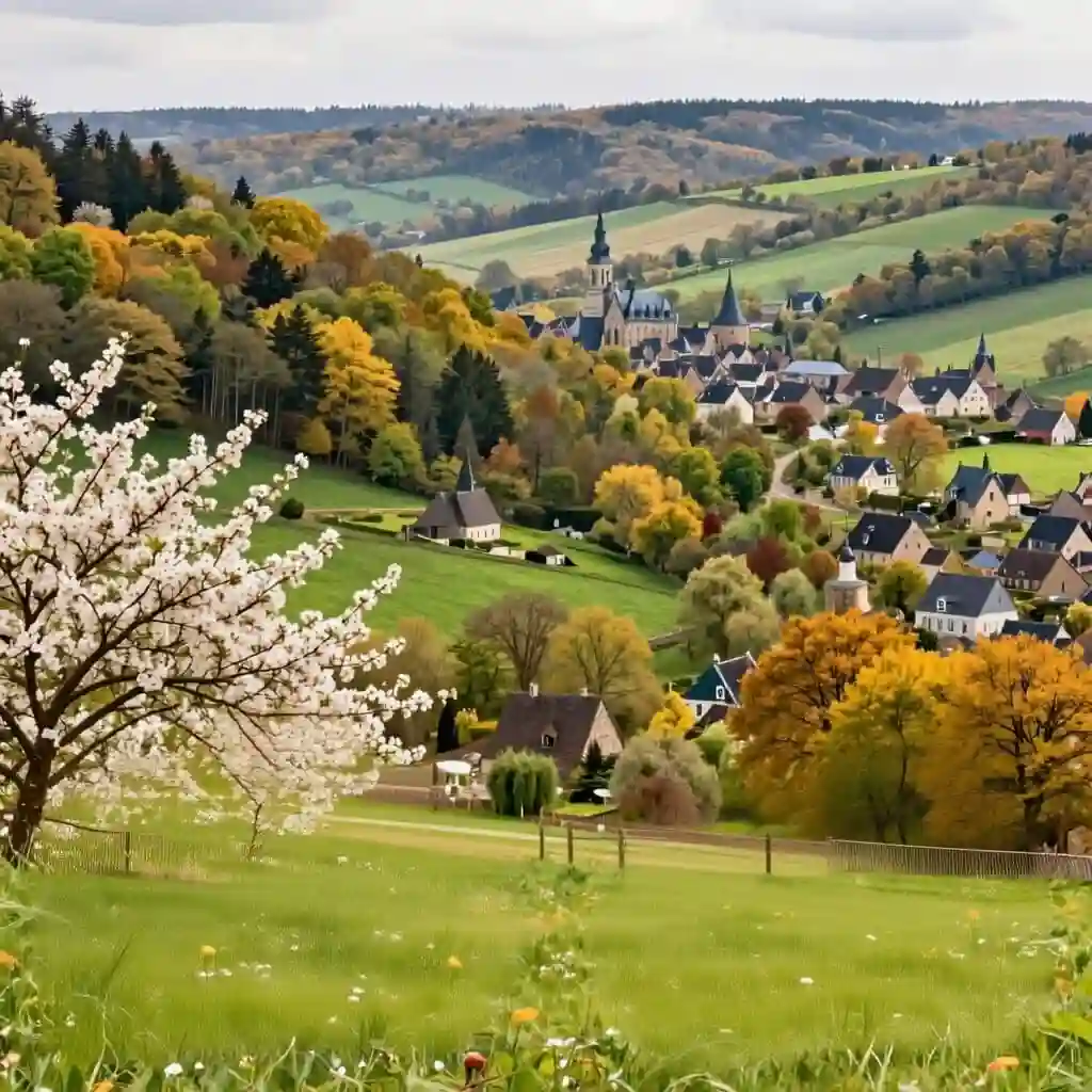 Paysage de la Vallée de Chevreuse illustrant ses couleurs et ambiances au fil des saisons