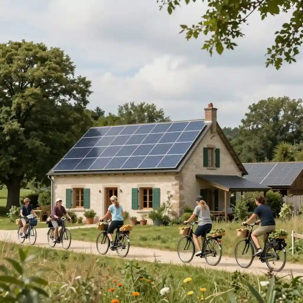 Séjour touristique durable dans un hébergement écologique au cœur de la nature